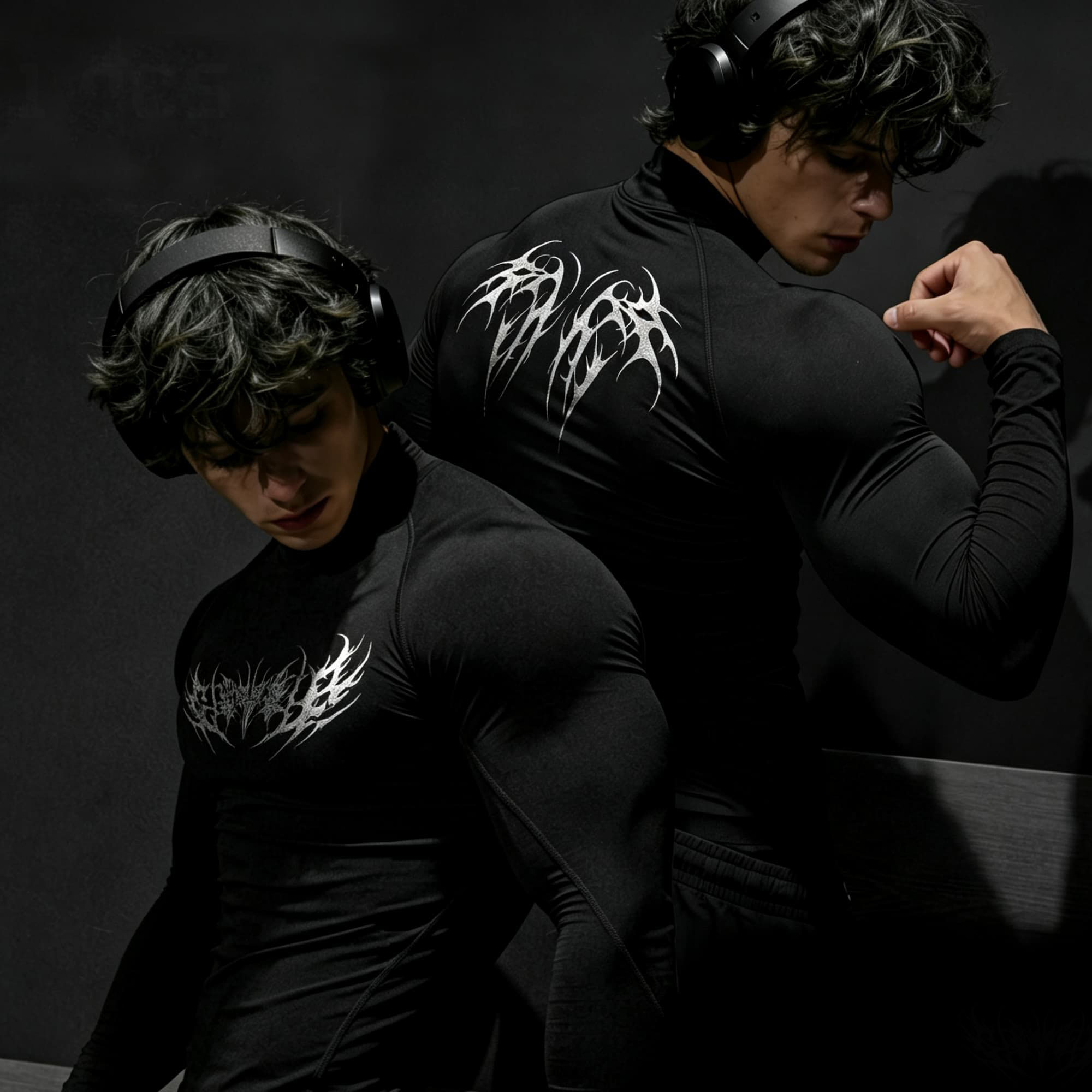 Панк-футболка с абстрактным пр – обзор и цена Base Layer Top